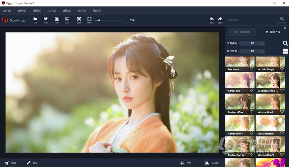 Topaz Studio 2.3.2 汉化版 创意照片编辑软件 WIN中文版  福风灵感网 www.ffidea.com