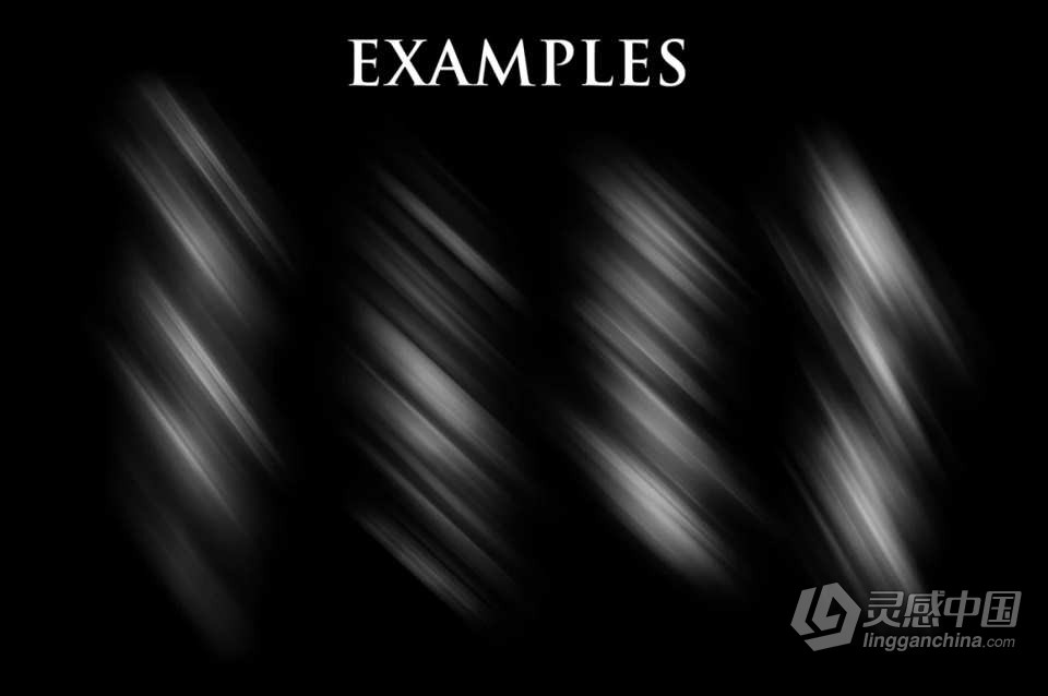 83种自然光线放射光爆裂光线艺术效果PS笔刷 83 Light and Burst Brushes  福风灵感网 www.ffidea.com