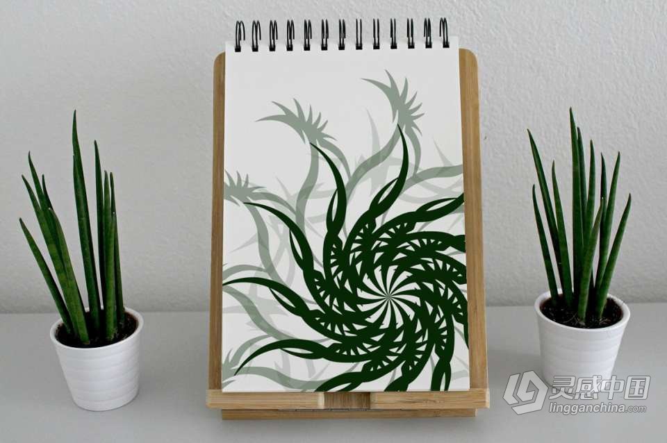 【PS笔刷】100+径向螺旋放射抽象纹理图案PS笔刷Affinity画笔Procreate笔刷 198 Simple Futuristic Circle Bru  福风灵感网 www.ffidea.com