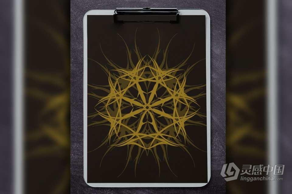 【PS笔刷】100+径向螺旋放射抽象纹理图案PS笔刷Affinity画笔Procreate笔刷 198 Simple Futuristic Circle Bru  福风灵感网 www.ffidea.com