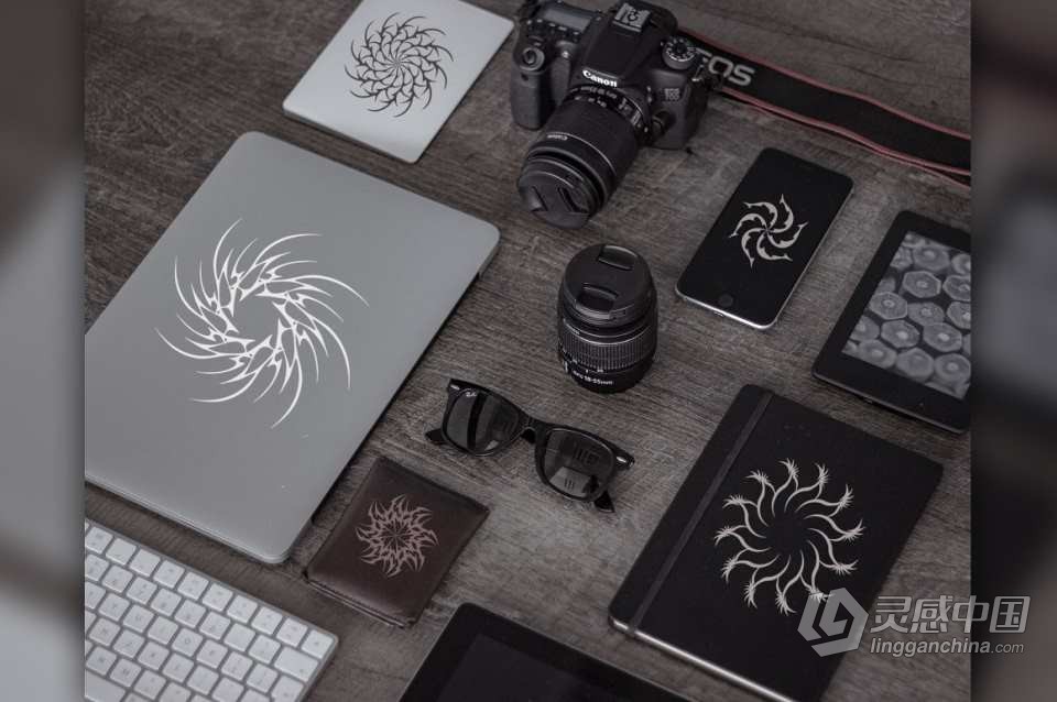 【PS笔刷】100+径向螺旋放射抽象纹理图案PS笔刷Affinity画笔Procreate笔刷 198 Simple Futuristic Circle Bru  福风灵感网 www.ffidea.com