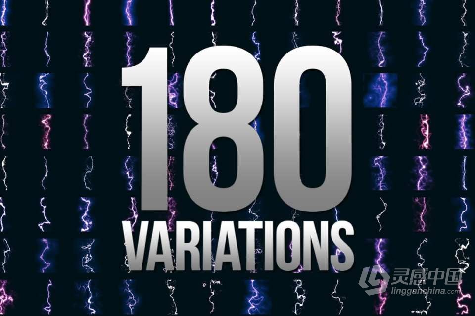 【PS笔刷】电流闪电电脉通雷击效果PS笔刷 180 Electrifying Lightning Strikes  福风灵感网 www.ffidea.com