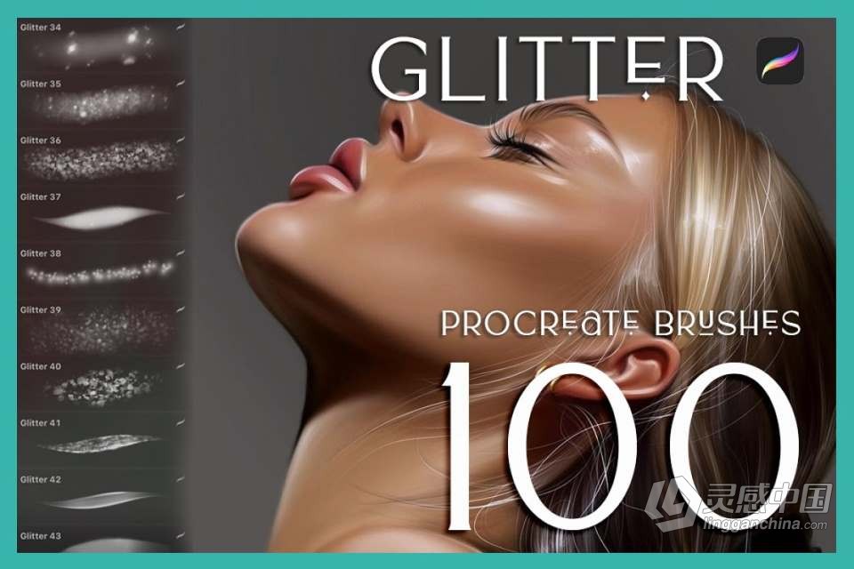 【Procreate笔刷】930人像化妆彩妆画笔套装Procreate笔刷 1760 Procreate Makeup Brushes  福风灵感网 www.ffidea.com