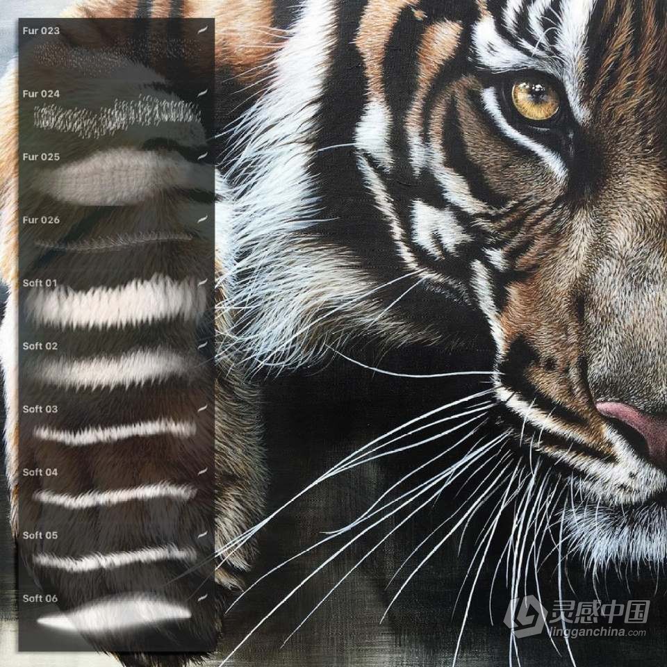 【Procreate笔刷】930人像化妆彩妆画笔套装Procreate笔刷 1760 Procreate Makeup Brushes  福风灵感网 www.ffidea.com