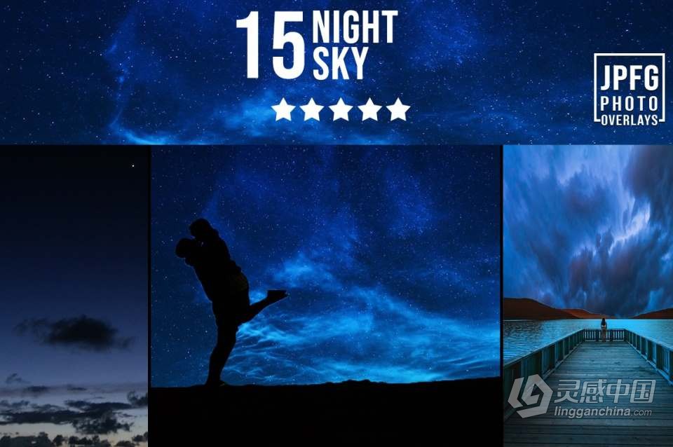 3300+动物花鸟植物藤曼浪漫闪光纸屑彩虹烟雾星空极光等照片叠加合成素材合集 3300+ Photo Overlays Bundle + FREE Act  福风灵感网 www.ffidea.com