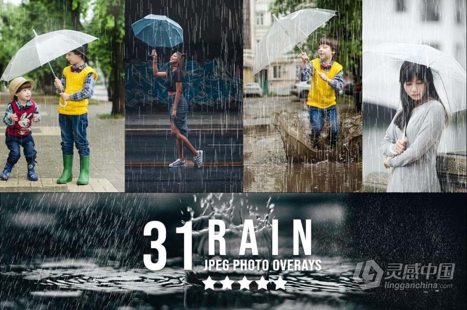 3300+动物花鸟植物藤曼浪漫闪光纸屑彩虹烟雾星空极光等照片叠加合成素材合集 3300+ Photo Overlays Bundle + FREE Act  福风灵感网 www.ffidea.com