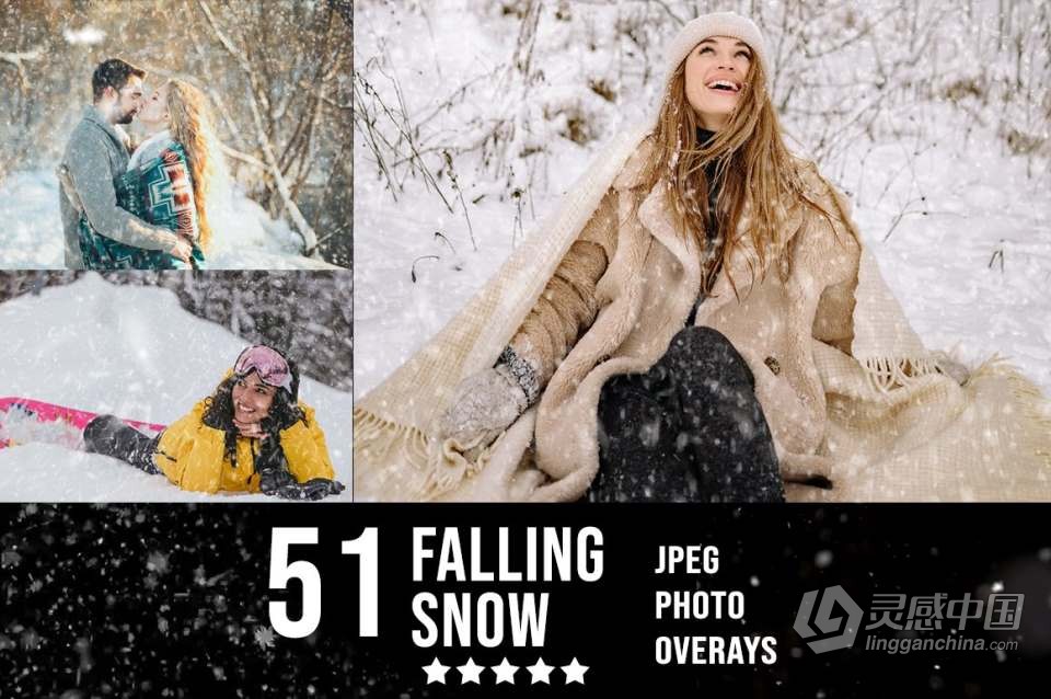 3300+动物花鸟植物藤曼浪漫闪光纸屑彩虹烟雾星空极光等照片叠加合成素材合集 3300+ Photo Overlays Bundle + FREE Act  福风灵感网 www.ffidea.com