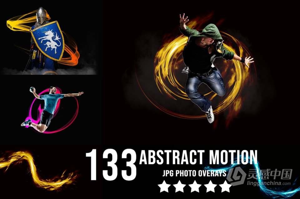 3300+动物花鸟植物藤曼浪漫闪光纸屑彩虹烟雾星空极光等照片叠加合成素材合集 3300+ Photo Overlays Bundle + FREE Act  福风灵感网 www.ffidea.com