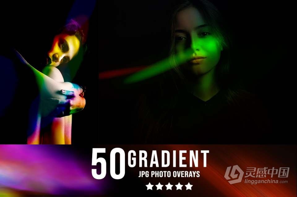 3300+动物花鸟植物藤曼浪漫闪光纸屑彩虹烟雾星空极光等照片叠加合成素材合集 3300+ Photo Overlays Bundle + FREE Act  福风灵感网 www.ffidea.com