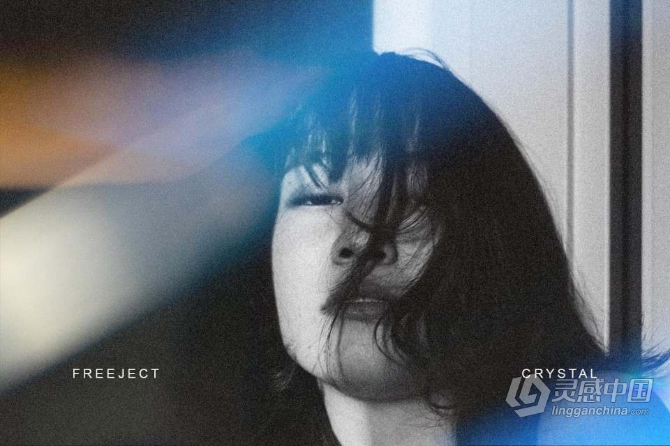 150张棱形水晶镜头漏光光效摄影后期合成叠加素材 150 Crystal Light Leak Overlay  福风灵感网 www.ffidea.com