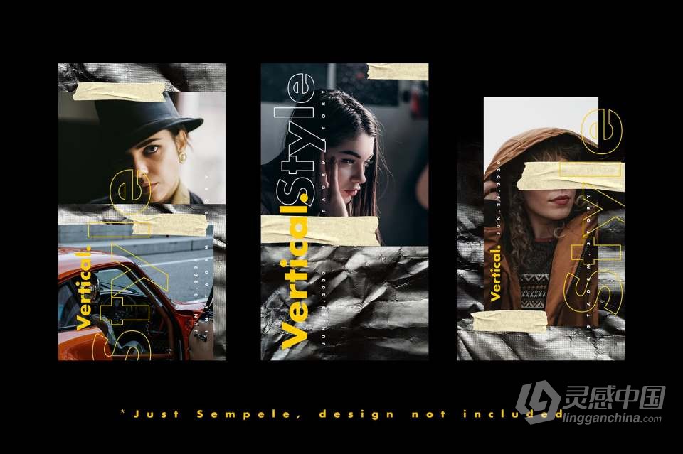 18张皱巴巴的锡箔纸褶皱纹理设计合成素材 15+ Crumpled Foil Texture  福风灵感网 www.ffidea.com