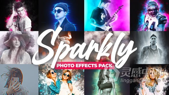 AE脚本预设包 快速生成照片封面视觉特效视频动画效果AE模板预设包  福风灵感网 www.ffidea.com