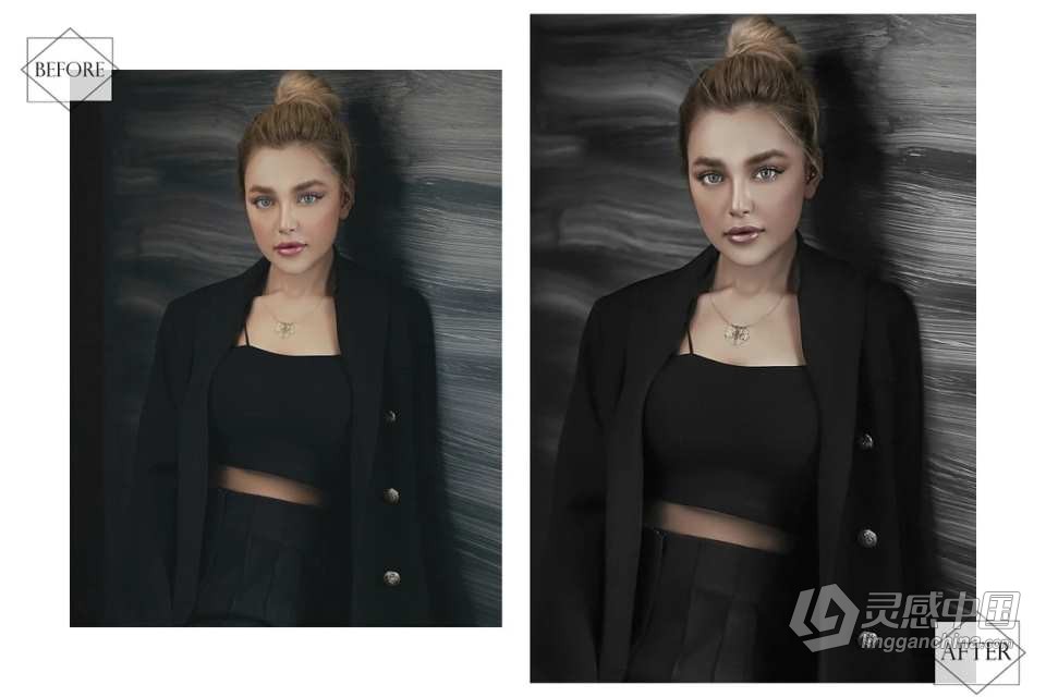 巧克力色调情绪Ins人像调色LR预设 Bitter Chocolate Lightroom Presets  福风灵感网 www.ffidea.com