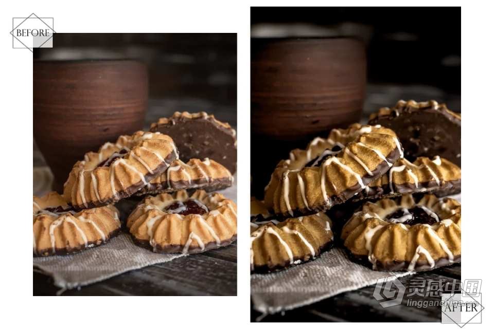 巧克力色调情绪Ins人像调色LR预设 Bitter Chocolate Lightroom Presets  福风灵感网 www.ffidea.com