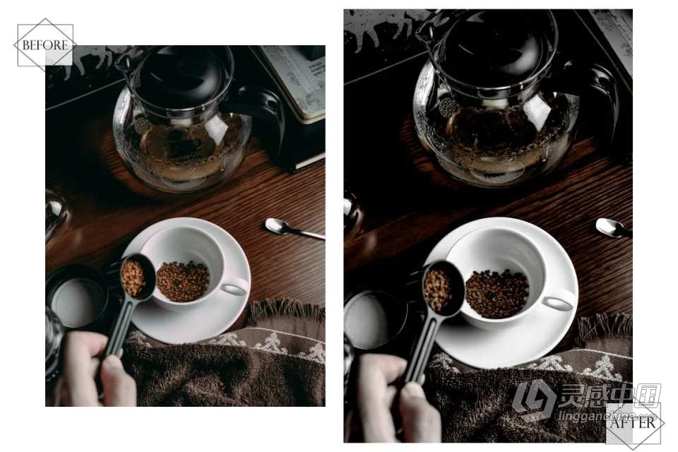 巧克力色调情绪Ins人像调色LR预设 Bitter Chocolate Lightroom Presets  福风灵感网 www.ffidea.com