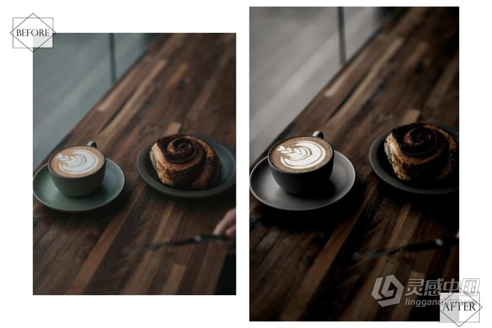 巧克力色调情绪Ins人像调色LR预设 Bitter Chocolate Lightroom Presets  福风灵感网 www.ffidea.com