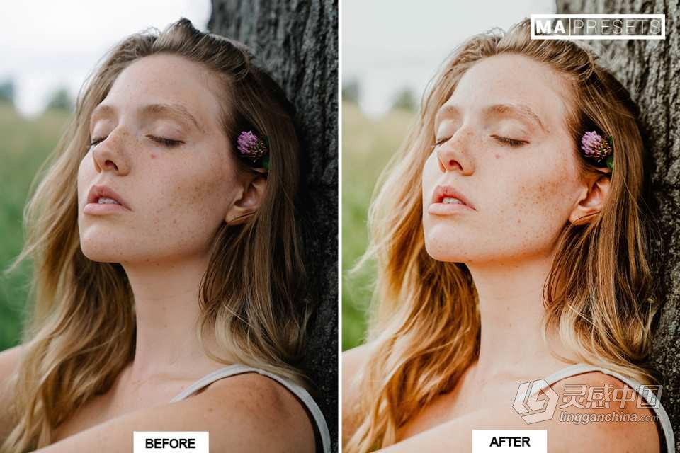 自然光胶片感人像lr预设 NATURAL – Mobile &amp; Desktop Lightroom Presets  福风灵感网 www.ffidea.com
