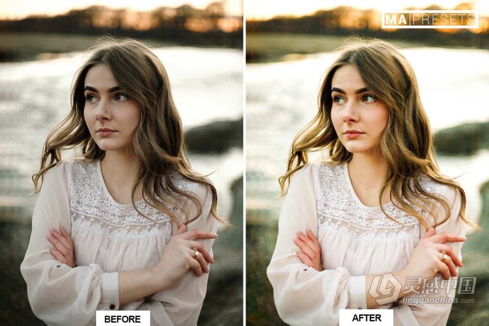 人像摄影调色lr预设 BEAUTY TONES – Mobile &amp; Desktop Lightroom Presets  福风灵感网 www.ffidea.com