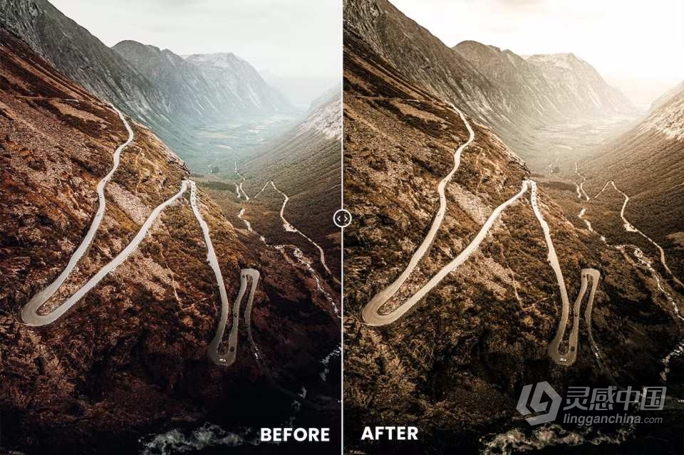 旅拍情绪胶片人像Lightroom预设 Travel Mood Action &amp; Lightrom Presets  福风灵感网 www.ffidea.com