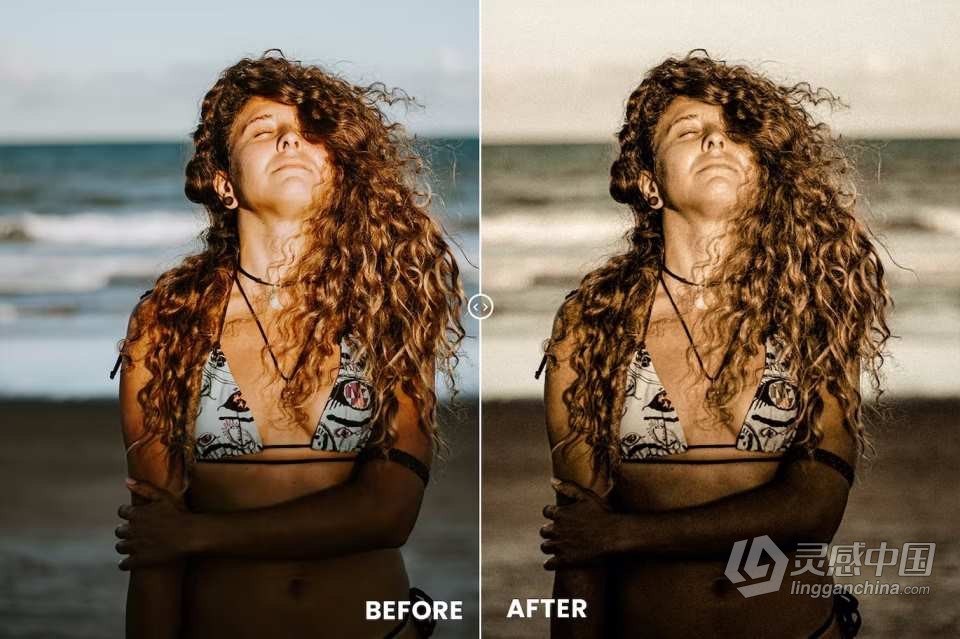 旅拍情绪胶片人像Lightroom预设 Travel Mood Action &amp; Lightrom Presets  福风灵感网 www.ffidea.com