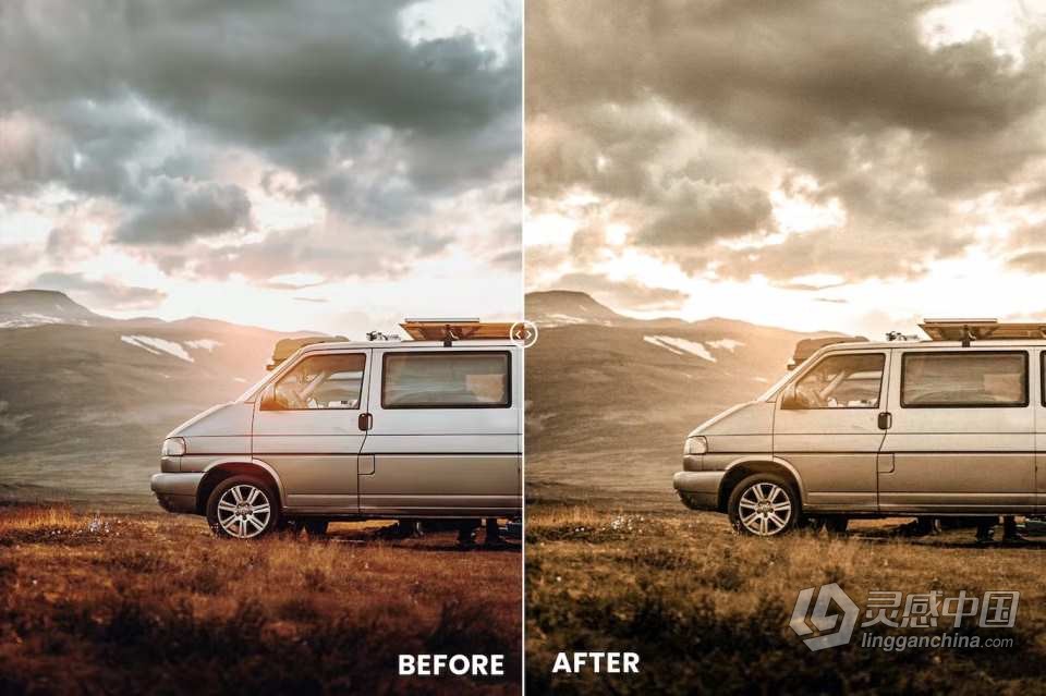 旅拍情绪胶片人像Lightroom预设 Travel Mood Action &amp; Lightrom Presets  福风灵感网 www.ffidea.com