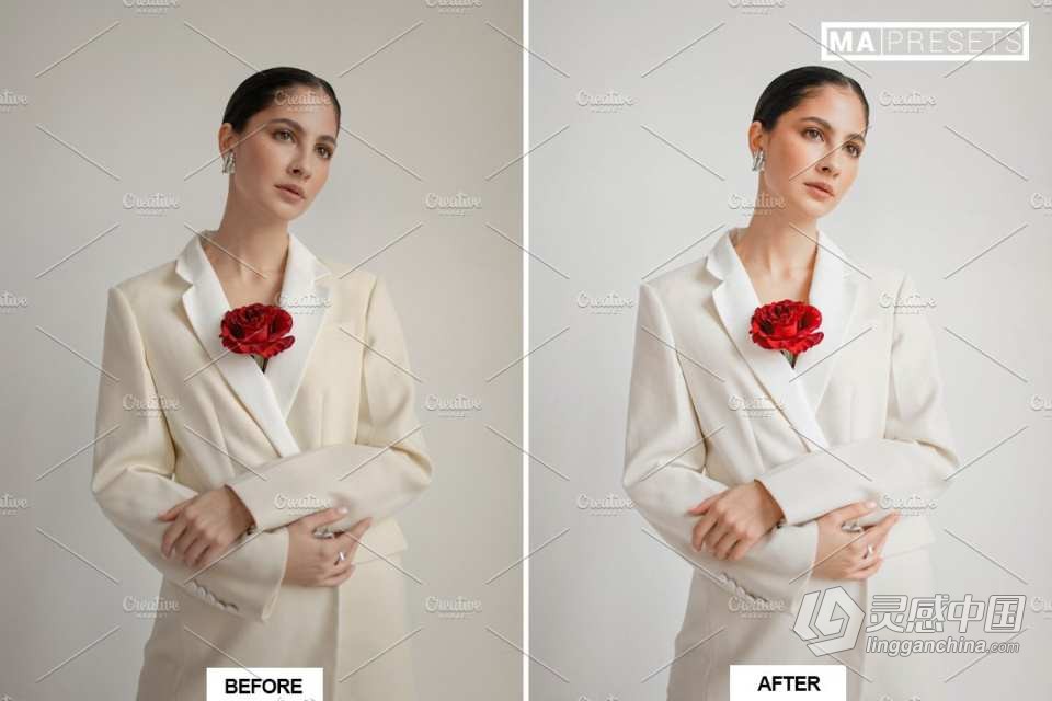 10个专业人像后期调色Lightroom预设 PORTRAIT PRO Lightroom Presets  福风灵感网 www.ffidea.com