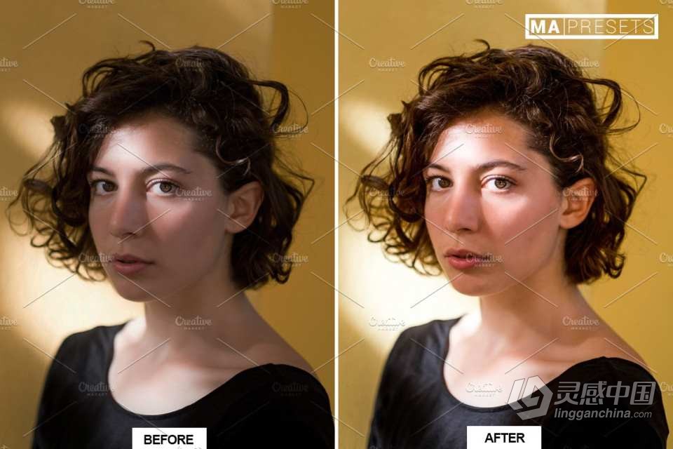 10个专业人像后期调色Lightroom预设 PORTRAIT PRO Lightroom Presets  福风灵感网 www.ffidea.com