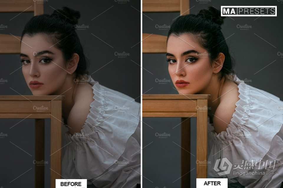 10个专业人像后期调色Lightroom预设 PORTRAIT PRO Lightroom Presets  福风灵感网 www.ffidea.com