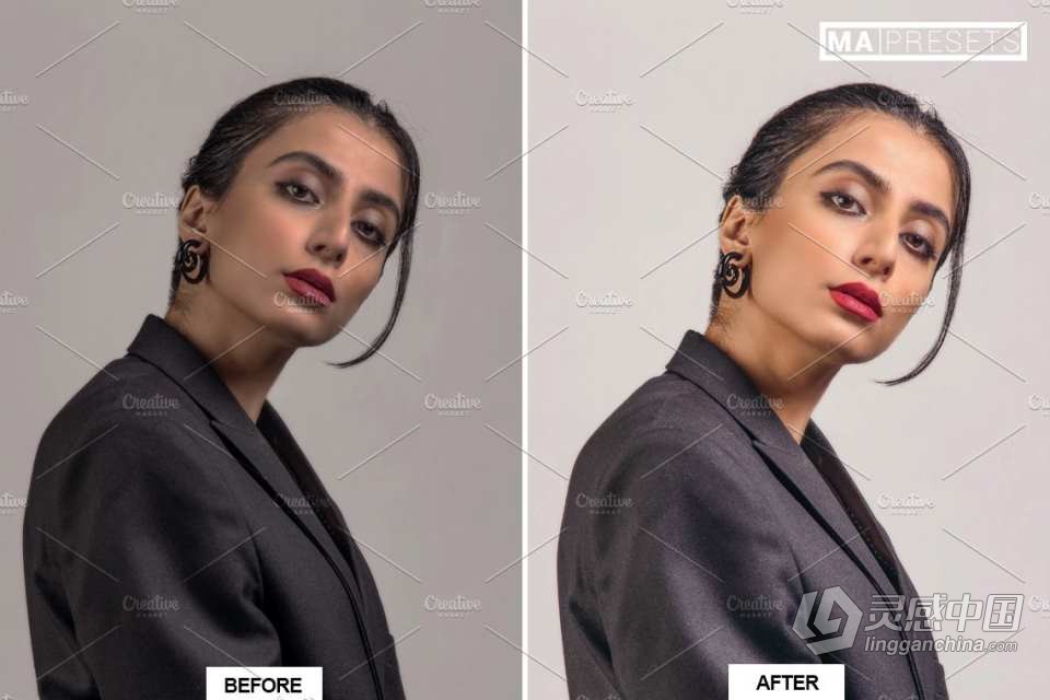 10个专业人像后期调色Lightroom预设 PORTRAIT PRO Lightroom Presets  福风灵感网 www.ffidea.com