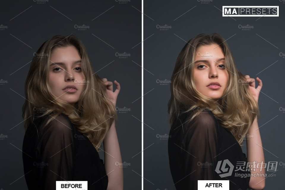 10个专业人像后期调色Lightroom预设 PORTRAIT PRO Lightroom Presets  福风灵感网 www.ffidea.com