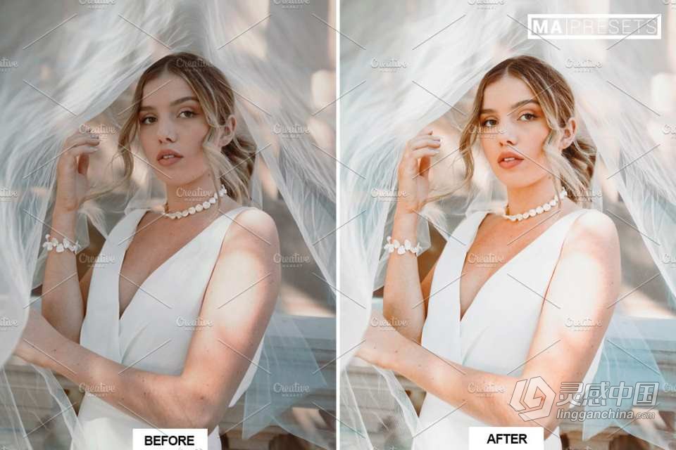 10个专业人像后期调色Lightroom预设 PORTRAIT PRO Lightroom Presets  福风灵感网 www.ffidea.com