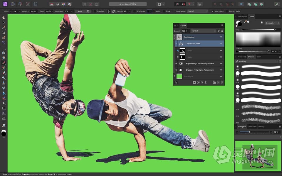 强大的图片编辑软件 Affinity Photo 2.0.3.1688 中文版 WIN版本下载  福风灵感网 www.ffidea.com