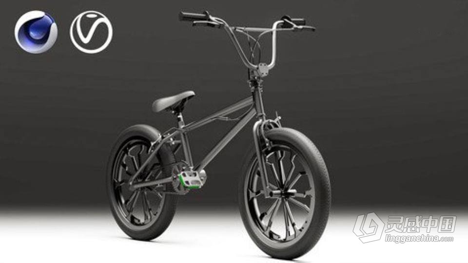 Cinema 4D与VRay 5自行车建模和渲染技术训练视频课程  福风灵感网 www.ffidea.com