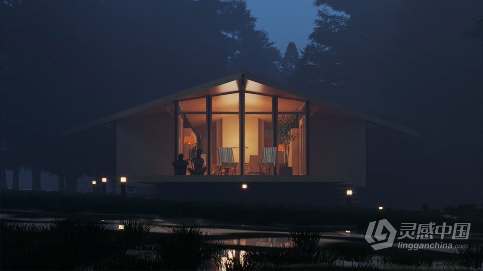 Sketchup与Vray影视级建筑渲染技术视频教程 中文字幕  福风灵感网 www.ffidea.com