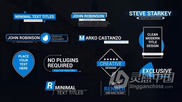 达芬奇模板-商务企业公司活动介绍推广展示文本标题动画DaVinci Resolve模板下载  福风灵感网 www.ffidea.com