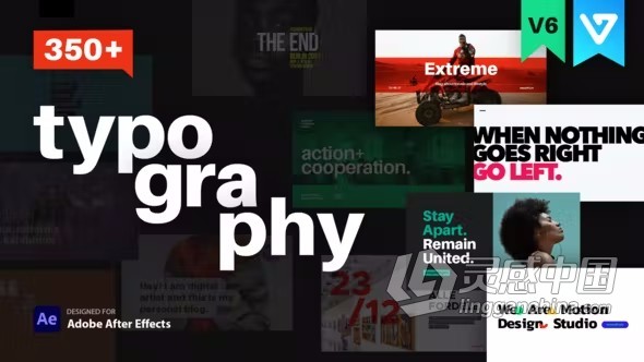 AE脚本预设-350多种文字排版动画标题Essential Titles V.61 AE脚本预设包  福风灵感网 www.ffidea.com