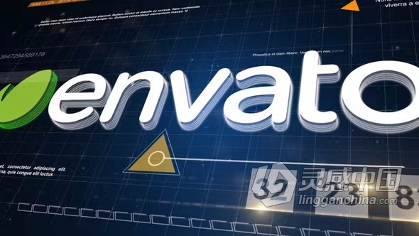 PR模板-高科技故障特效LOGO视频动画制作PR模板下载  福风灵感网 www.ffidea.com