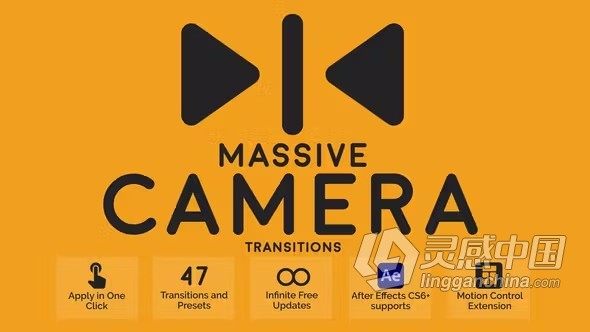 AE脚本预设包-Massive Camera Transitions AE脚本预设包46种摄像机移动镜头转换  福风灵感网 www.ffidea.com