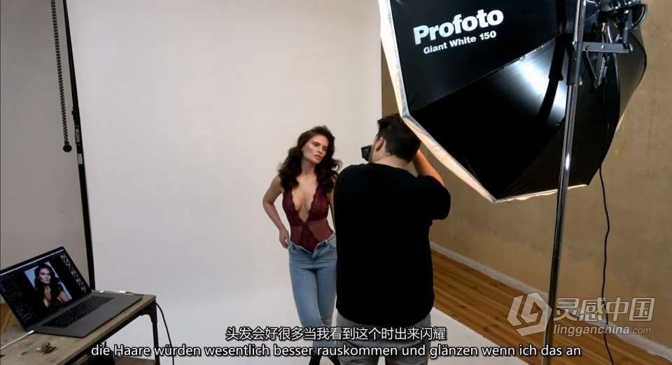 摄影师 Felix Rachor 一盏灯拍摄迷人魅力风格的肖像 中英字幕  福风灵感网 www.ffidea.com