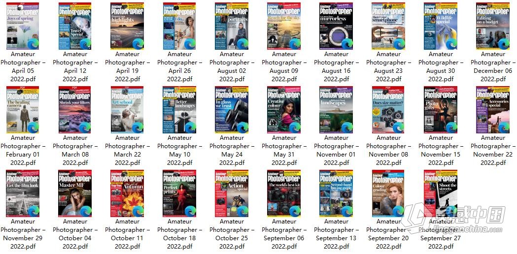 Amateur Photographer 业余摄影师 - 2022年全年摄影杂志1-51期合集  福风灵感网 www.ffidea.com