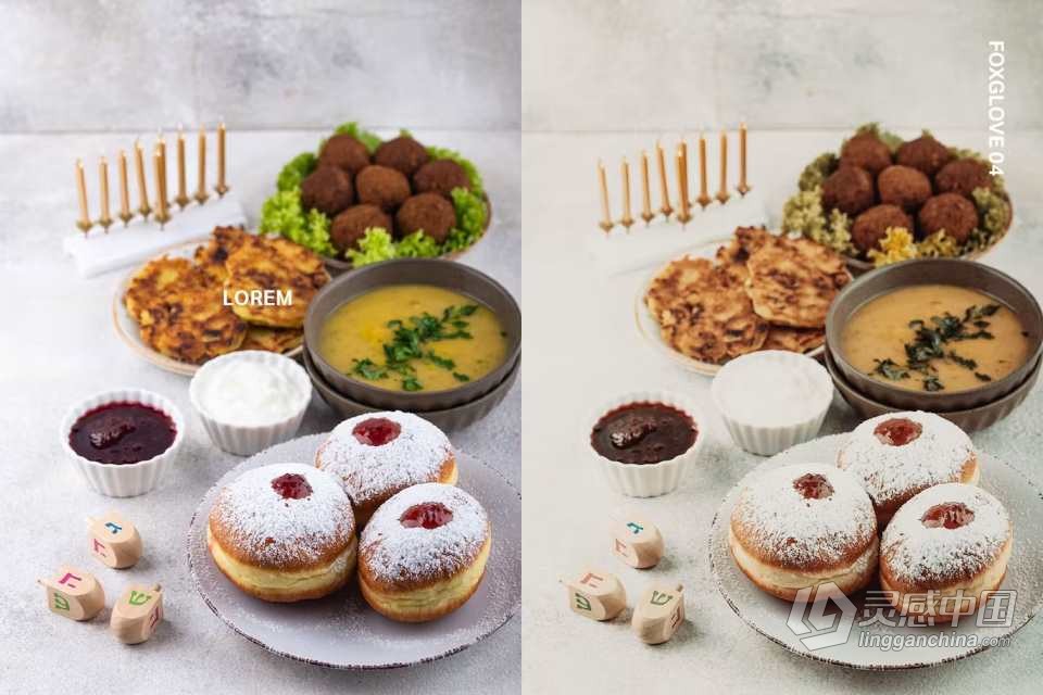 25个犹太人光明节人像摄影后期Lightroom 预设和MV视频LUT预设  福风灵感网 www.ffidea.com