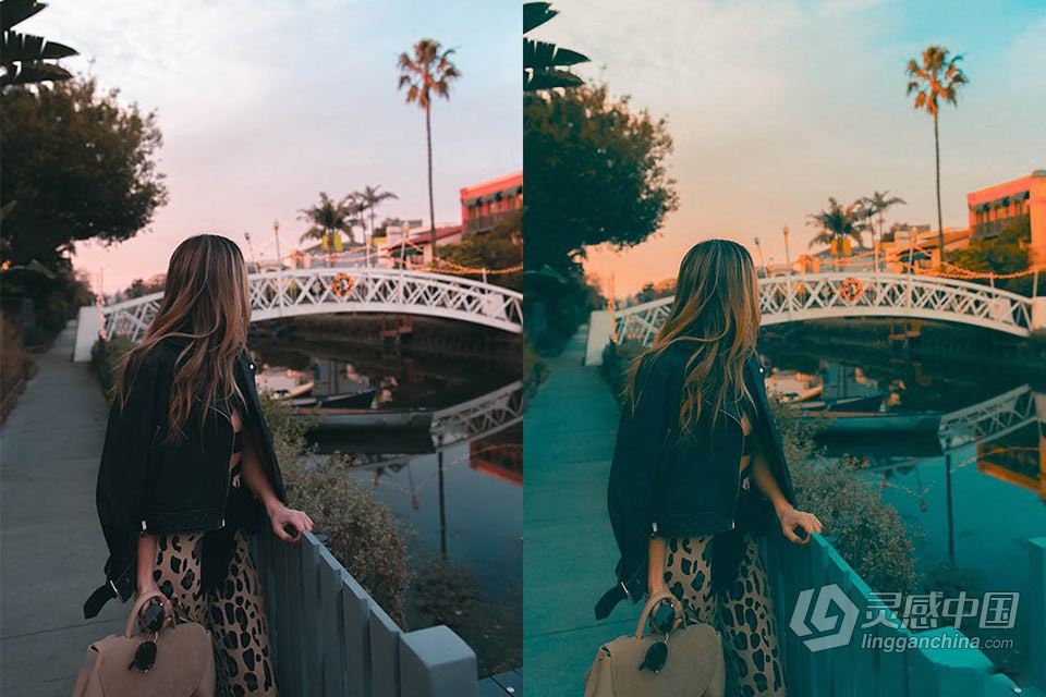 15个INS风橙青色调色Lightroom预设 Orange &amp; Teal Lightroom Presets  福风灵感网 www.ffidea.com