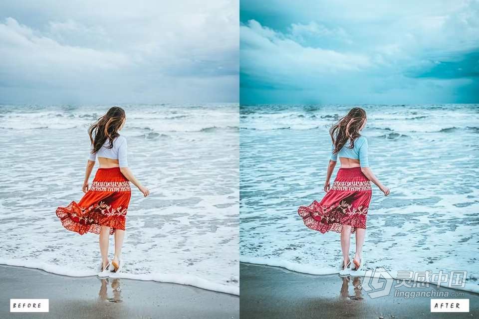 20个时尚人像摄影调色Lightroom预设 20 Fashion Beach Lightroom Presets  福风灵感网 www.ffidea.com