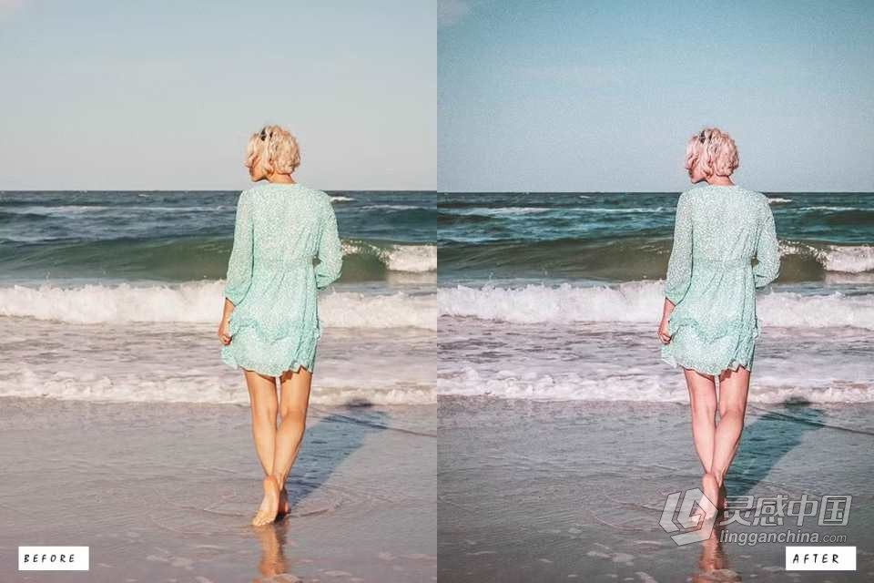 20个时尚人像摄影调色Lightroom预设 20 Fashion Beach Lightroom Presets  福风灵感网 www.ffidea.com