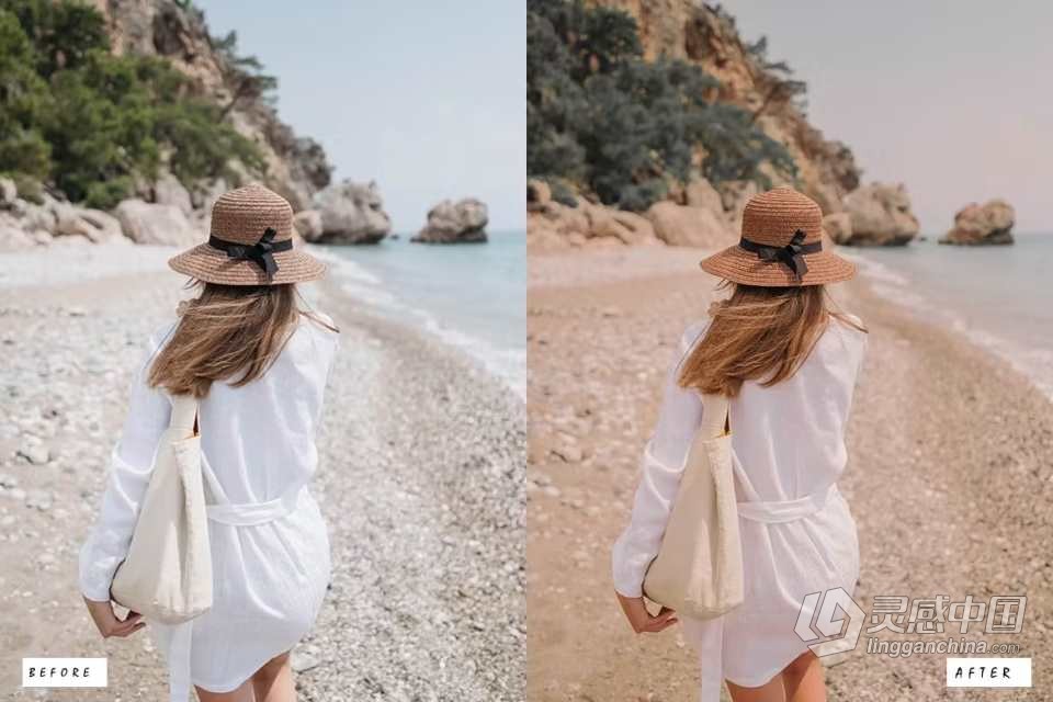 20个时尚人像摄影调色Lightroom预设 20 Fashion Beach Lightroom Presets  福风灵感网 www.ffidea.com