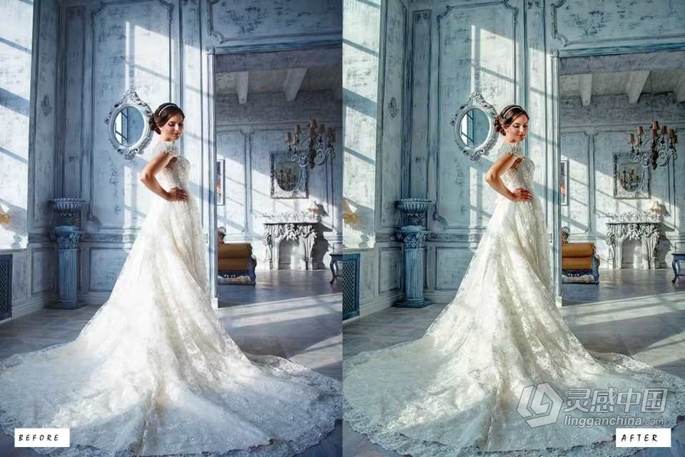 优雅婚礼胶片后期Lightroom预设 Elegant Wedding Lightroom Presets  福风灵感网 www.ffidea.com