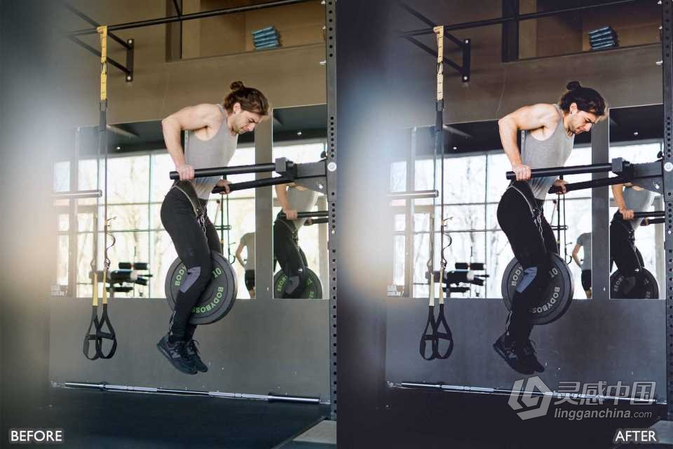 健身房健身运动人像摄影Lightroom预设 Gym And Fitness Preset  福风灵感网 www.ffidea.com