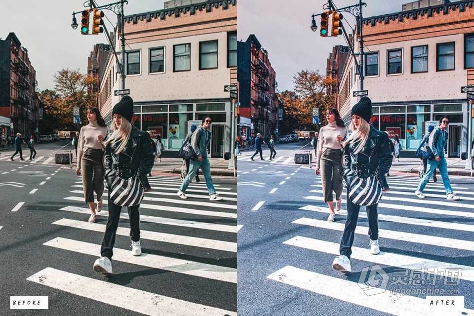 时尚街拍电影人像Lightroom预设15 Juneberry Premium Lightroom Presets  福风灵感网 www.ffidea.com