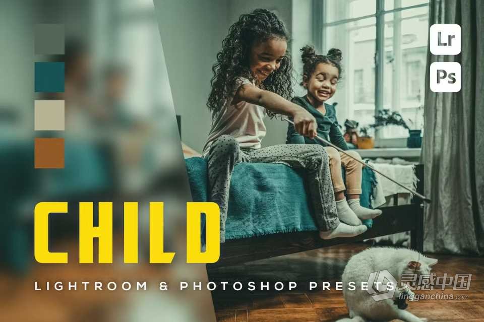 家庭儿童电影人像Lightroom预设 6 Child Lightroom Presets  福风灵感网 www.ffidea.com