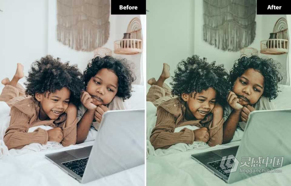 家庭儿童电影人像Lightroom预设 6 Child Lightroom Presets  福风灵感网 www.ffidea.com